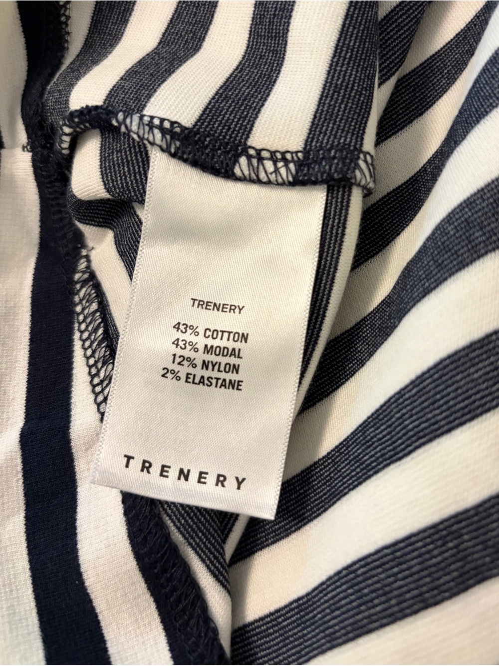 Trenery Black and White Striped Midi Dress - Picture 4 of 12